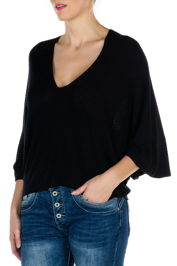 Pullover Top with Dolman sleeve