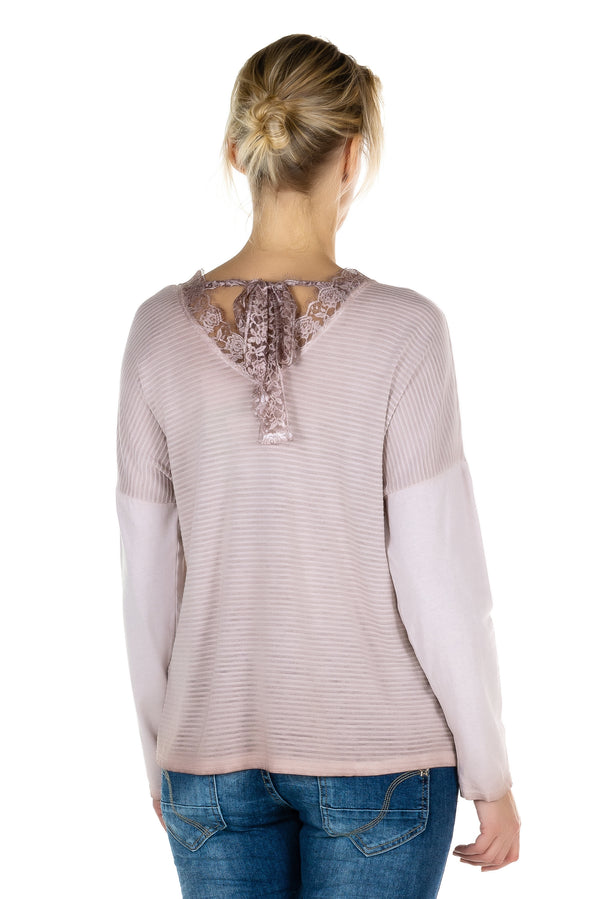 Lace Rib Top