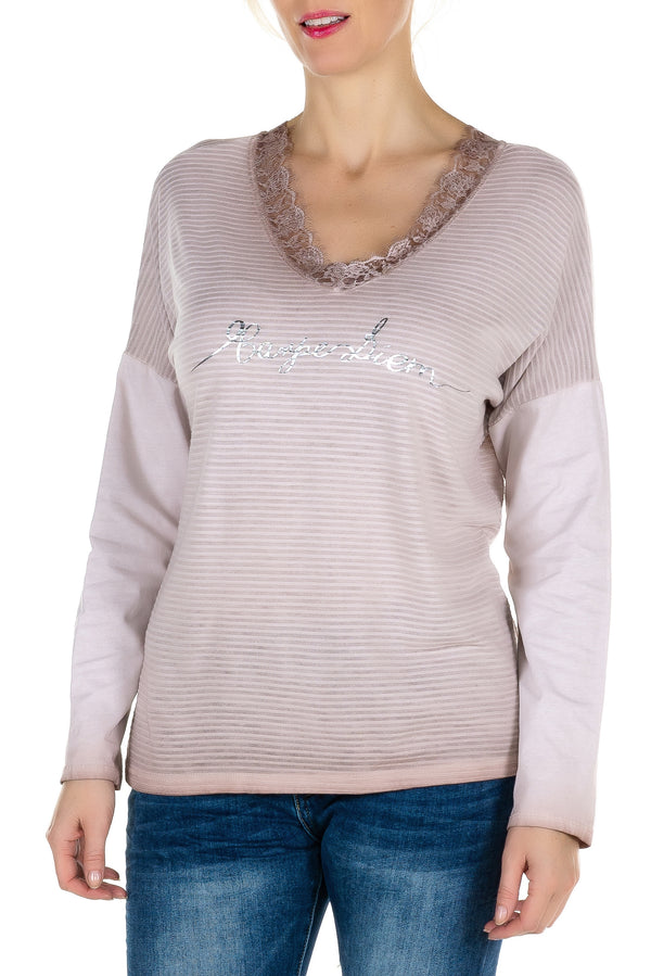 Lace Rib Top